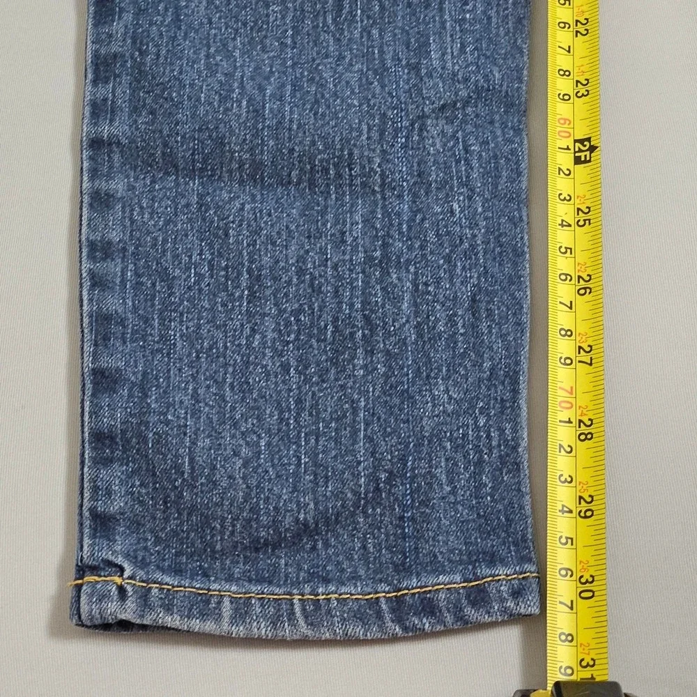 Rocawear Y2K Style Graffiti Pocket Skinny Jeans Dark Wash Stretch Womens 9 Denim - Picture 12 of 13